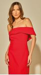 Vestido Midi Ombro a Ombro
