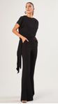 Calça Flare Em Crepe
