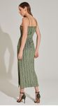 Vestido Midi Veludo Bordado