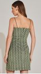 Vestido Mini Veludo Bordado