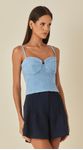 Blusa Corset Jeans 