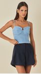 Blusa Corset Jeans 