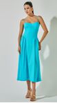 Vestido Midi com Mangas
