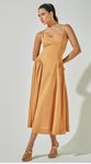 Vestido Midi com Mangas