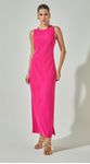 Vestido Midi Ombro Vazado