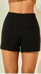 Short Alfaiataria Com Recortes