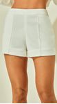 Short Alfaiataria Com Recortes