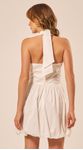 Vestido Curto com Decote V Off