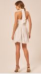 Vestido Curto com Decote V Off