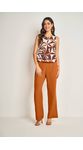 Calça Alfaiataria Doce Trama 105542 Laranja