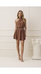 Vestido Curto Charry 426193 Marrom