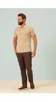 Polo Seeder Estonada Slim Fit Se0101889 Bege