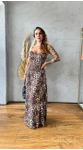 Vestido Animal Print Sly Wear 564044 Animal Print