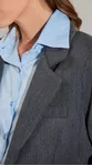 Blazer Oversized com Camisa Fake
