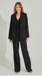 Blazer Risca De Giz Metalizado