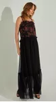 Vestido Midi Flower Com Babados