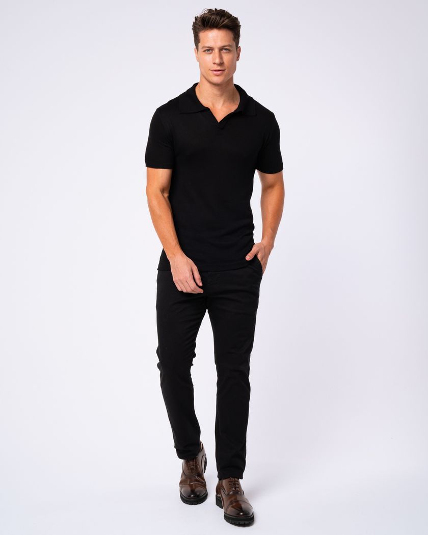 Calça Masculina Chino Preta - Barão Alpha