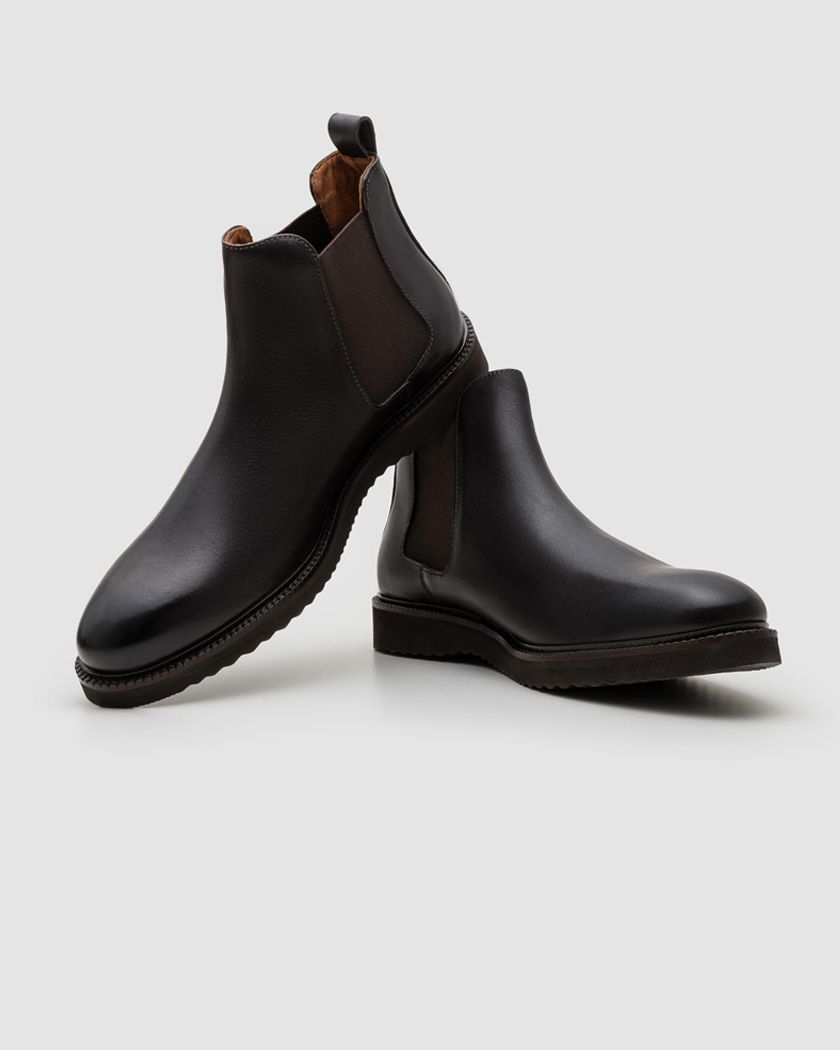 Bota Masculina Chelsea Elon - Café