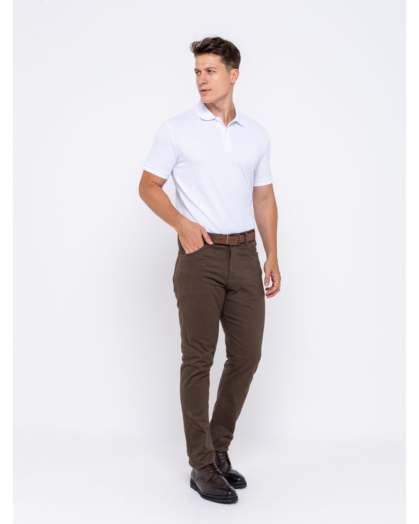 Calça Masculina Chino Verde Escuro