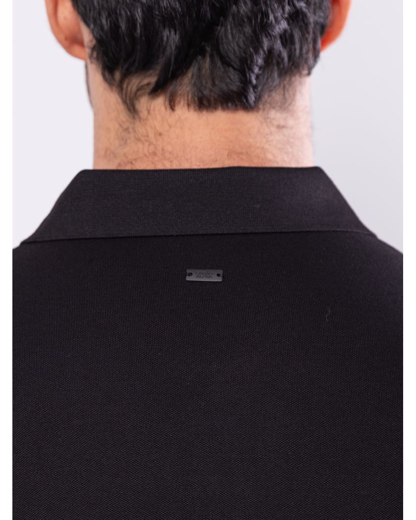 Camisa Polo Preta - Algodão Pima