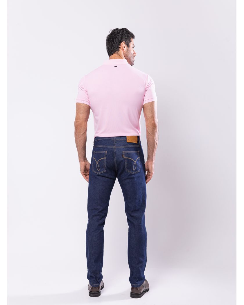 Camisa Polo Rosa - Algodão Pima