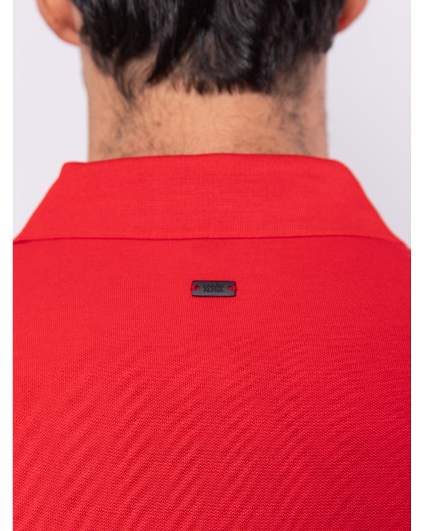 Camisa Polo Vermelha - Algodão Pima