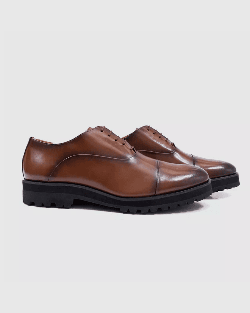 Sapato Masculino Oxford - Apolo Damasco - Barão Alpha