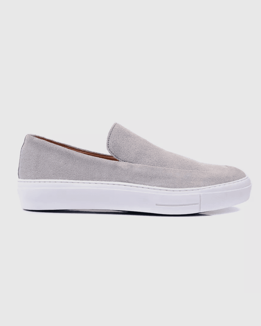 Tênis Masculino Iate Slip on Roger Cinza