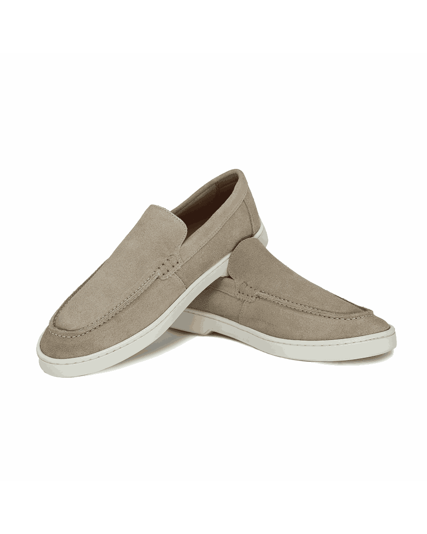 Sapato masculino Mocassim Pietro - Camurça Cinza