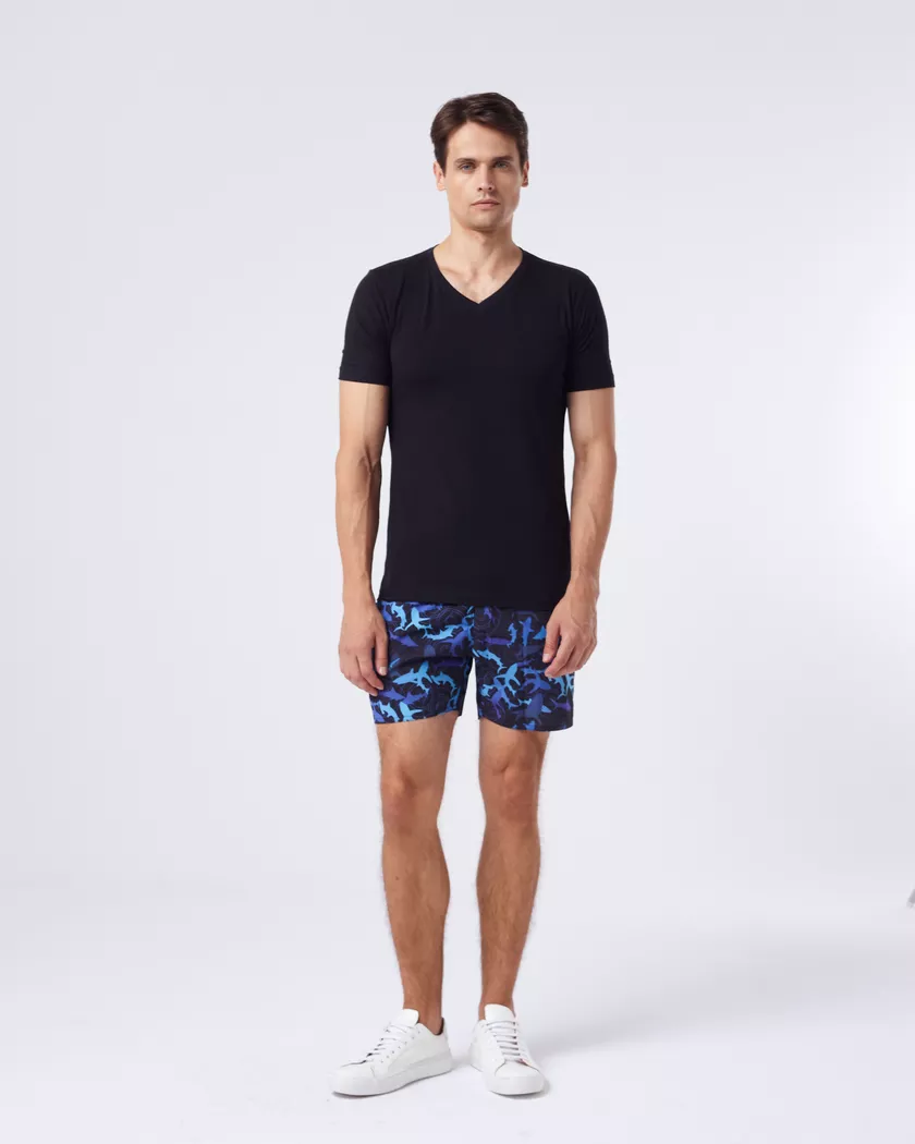 Short Bermuda - Tubarão Alpha - Roxo - Barão Alpha