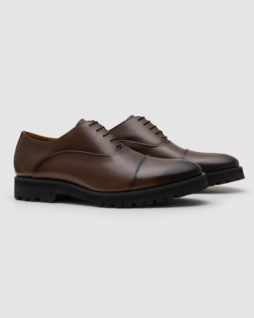 Sapato Masculino Oxford - Apolo Damasco - Barão Alpha