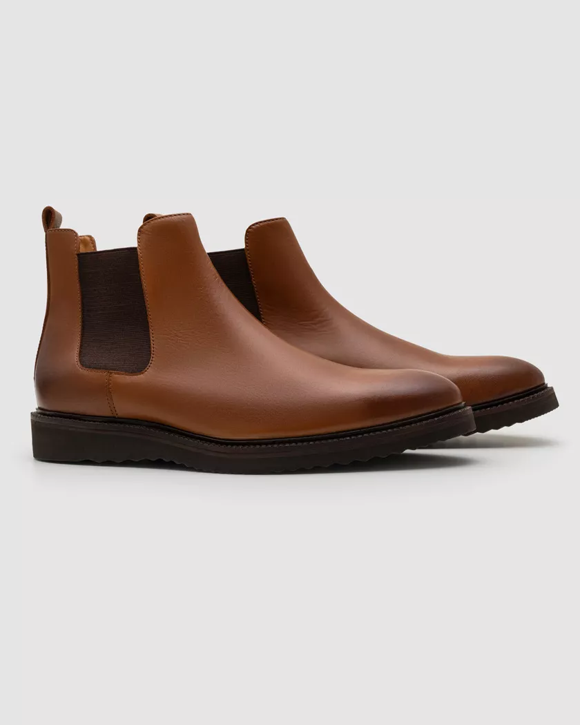 Bota Masculina Chelsea Elon - Whisky - Barão Alpha