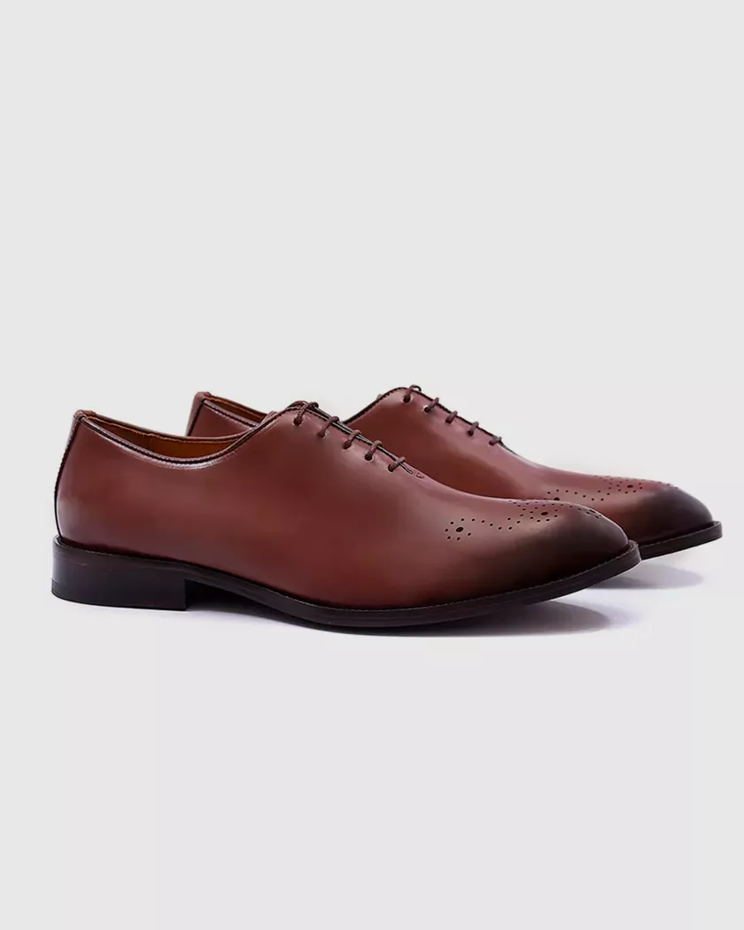 Sapato Social Wholecut Peterson Damasco - Barão Alpha