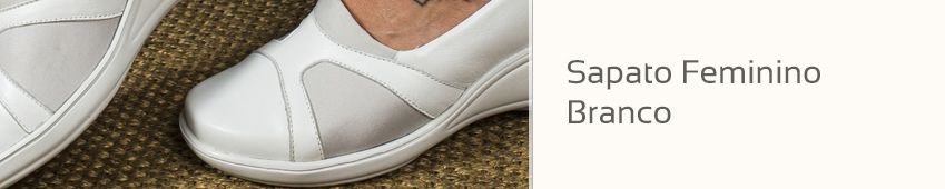 Sapatos Femininos Brancos