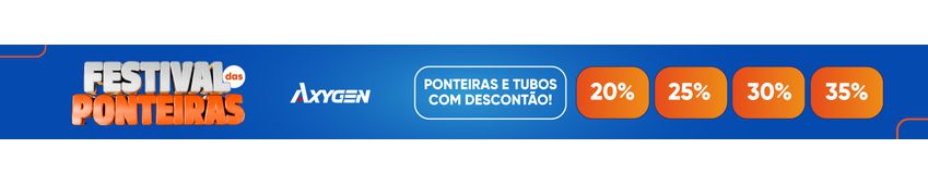 Ponteiras e Tubos Axygen em promoção