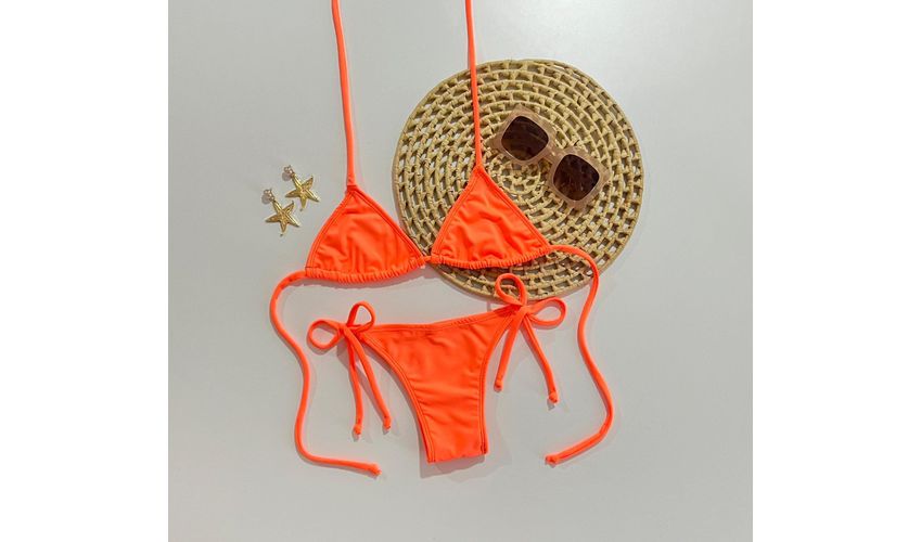 Conjunto Lacinho Coral