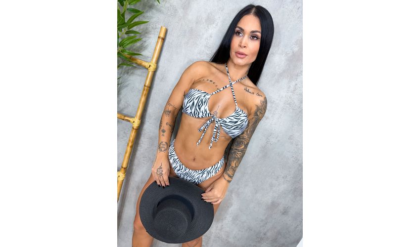 Conjunto Malibu Zebrado 