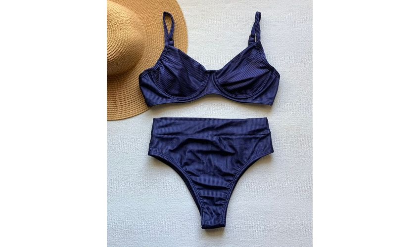 Conjunto Bahamas Hot Pants Canelado 