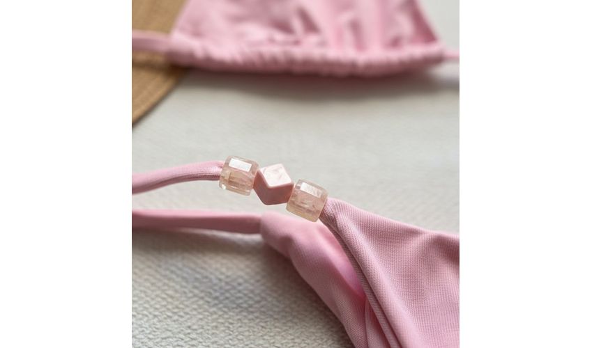 Conjunto Lacinho Miçangas