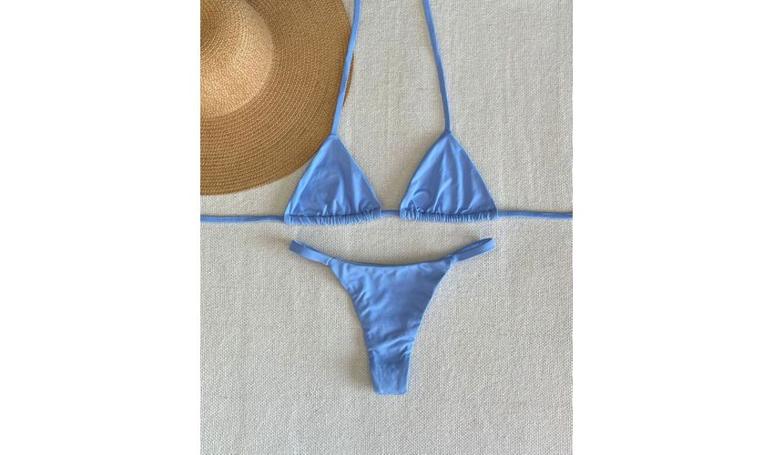 Conjunto Marina Semi Fio Azul 