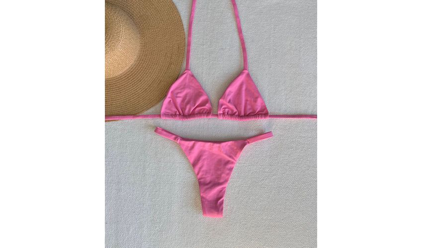 Conjunto Marina Semi Fio Rosa