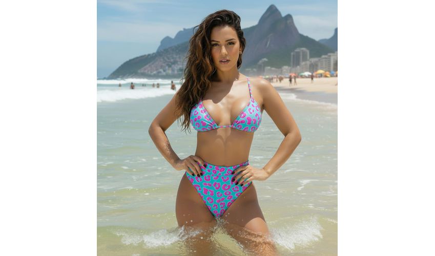 Conjunto Capri Oncinha Rosa