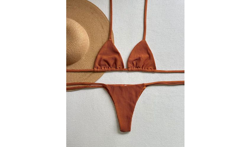 Conjunto Lacinho Texturizado Carmel