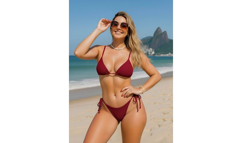 Conjunto Lacinho Texturizado Carmel