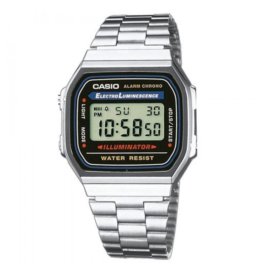 RElÓGIO CASIO ILLUMINATOR VINTAGE PRATEADO GRANDE