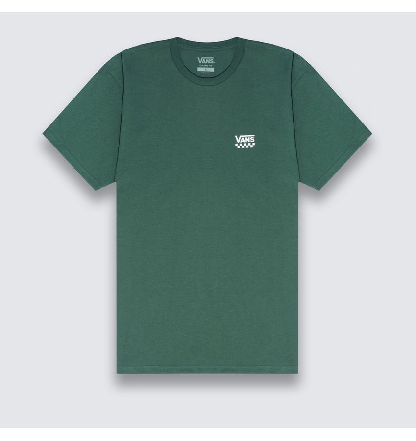 CAMISETA LEFT CHEST LOGO II BISTRO GREEN WHITE