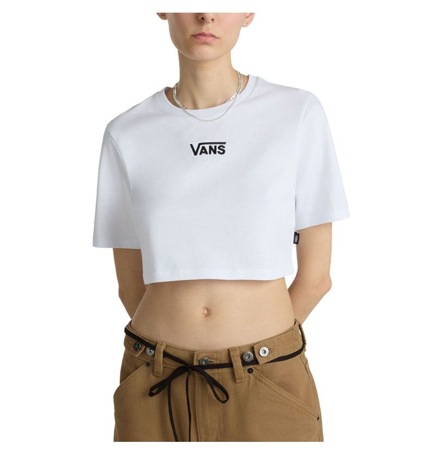 CROPPED VANS FLYING V CREW CROP II 