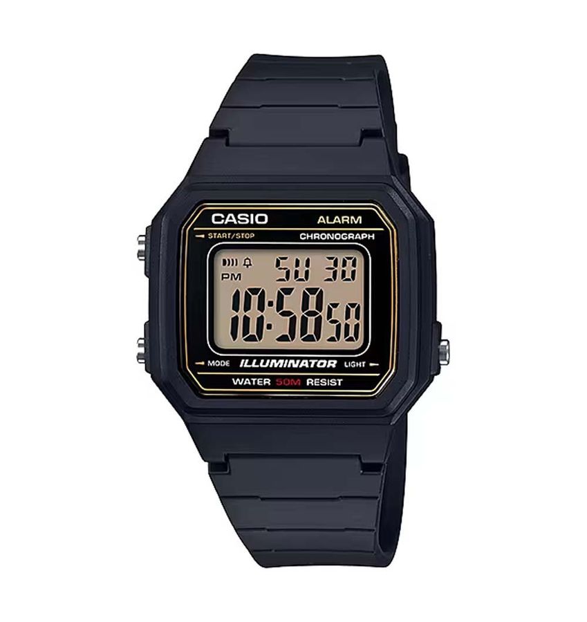 Relógio Casio Pulso Grande Standard digital amarelado