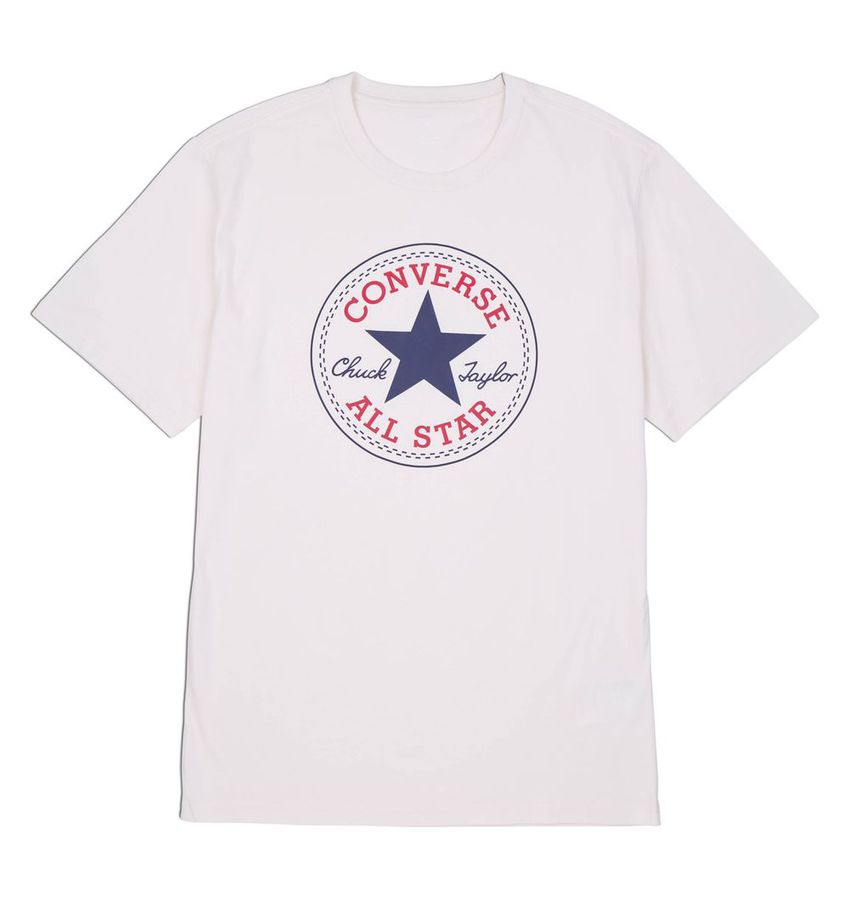 Camiseta Converse Go-To All Star Patch Standard Fit Branco