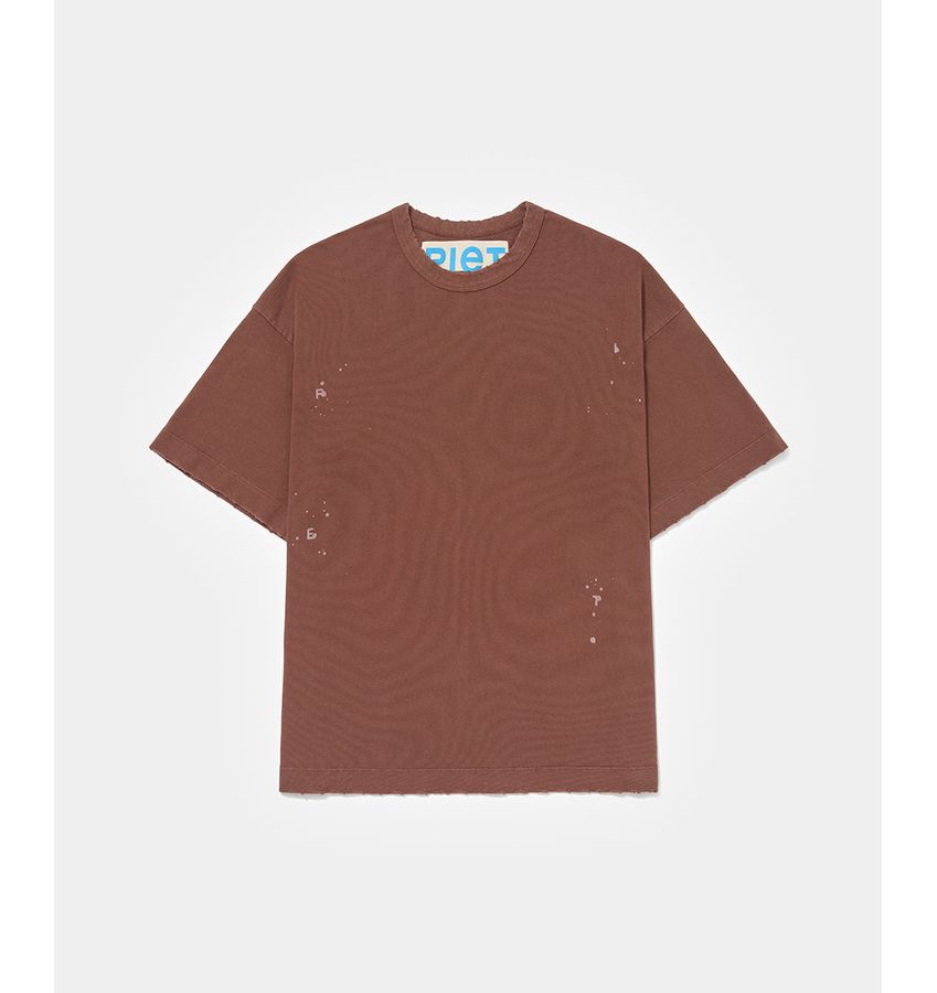 PIET Splatter Tshirt Brown 